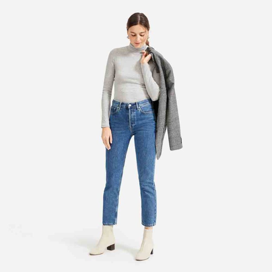 Basic Micro Rib Turtleneck - 图片 2